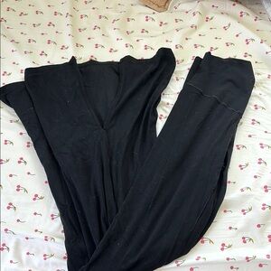 Women's Black Flare Leggings